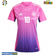 Deutschland Jamal Musiala #10 Auswärtstrikot Frauen EM 2024 Kurzarm